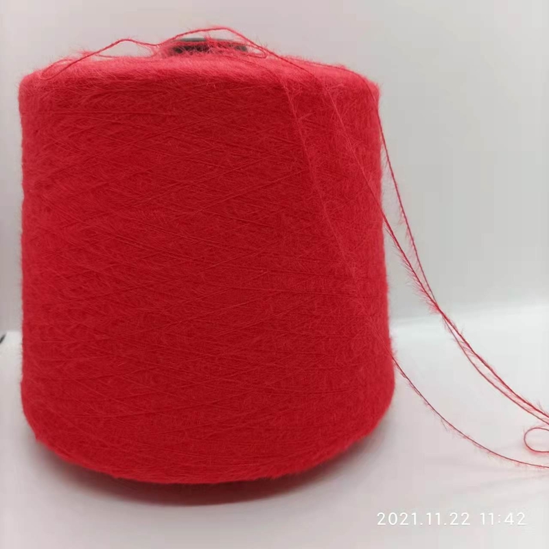 Pelliccia come il filato fantasia Mink Yarn With Streight Pile di nylon di 1.3cm per la fabbricazione del maglione